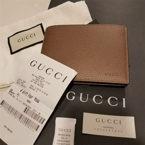 gucci wallet receipt|buy gucci wallet online.